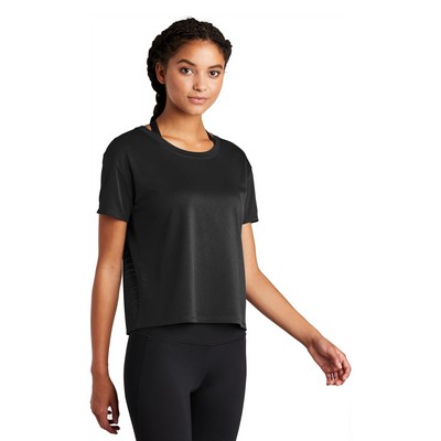 Sport-Tek Women's PosiCharge Draft Crop Tee.