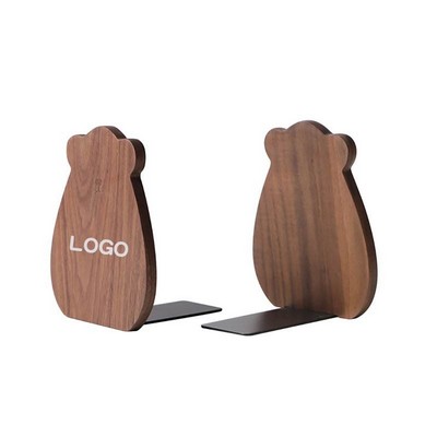 Cartoon Desktop Wooden Bookends