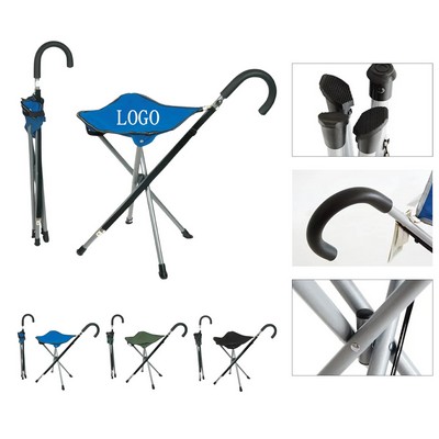 Foldable Cane Chair Set