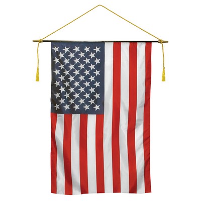 16" x 24" Polyester Classroom U.S. Flag Banner