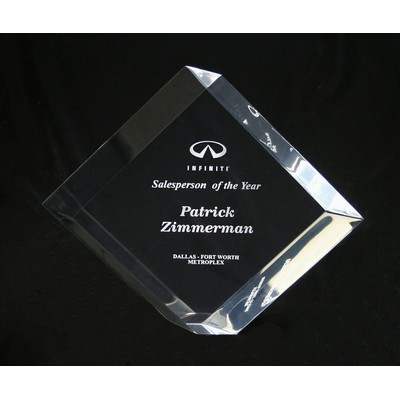 Fancy Diamond Acrylic Award (10")