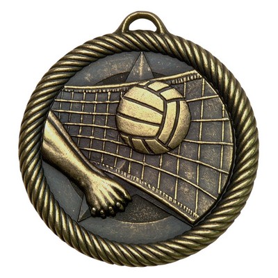 Medals, "Volleyball" - 2" Value Medals