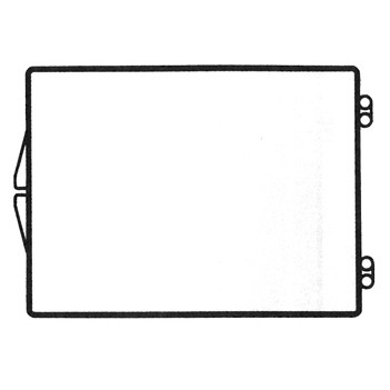 Rigid Clear Hinged Plastic Box (2 9/16"x3 1/2"x5/8")