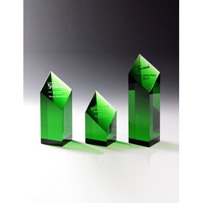 Emerald Paragon Optic Crystal Award (2-3/8"x5")