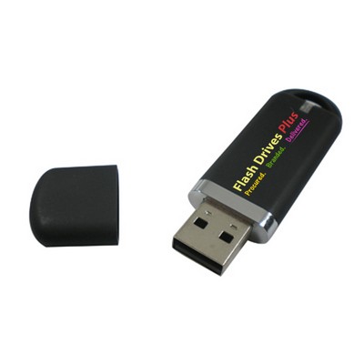 4GB Stick USB Flash Drive With Silver Trim