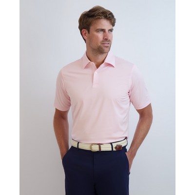 Fairway & Greene Men's USA Owens Stripe Tech Jersey Polo Shirt