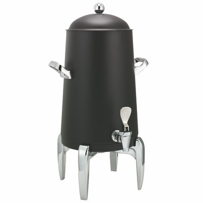 Modern Flame Free™ Powder Coated Thermo-Urn™ w/Domed Lid (Black)