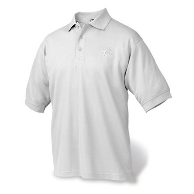 Men's Bubble Knit Textured Polo