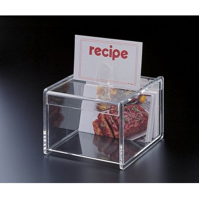 Double Depth 5x3 Top-Display Recipe Box (w/Cards)