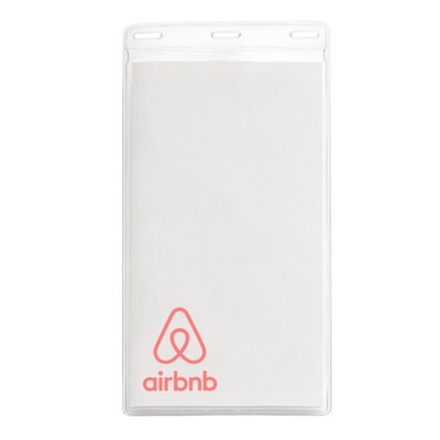 4" x 8" Printed Oversized Vertical Vinyl Pouch