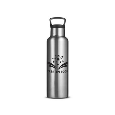 21oz Double-Wall Vacuum Bottle With Loop Top