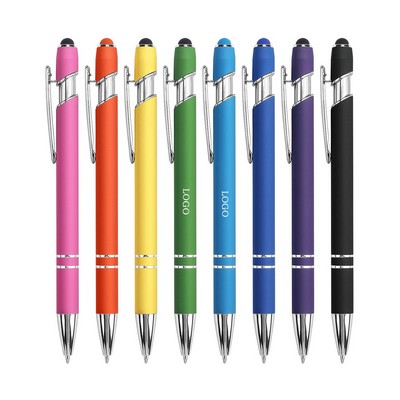 Soft Touch Stylus Metal Pen