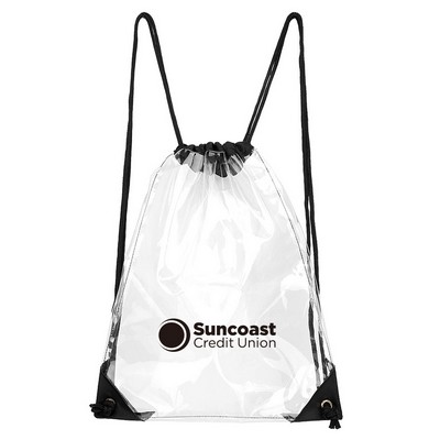 Clear Drawstring Bag