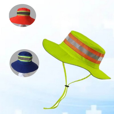 Sun Hat with Reflective Neck Flap