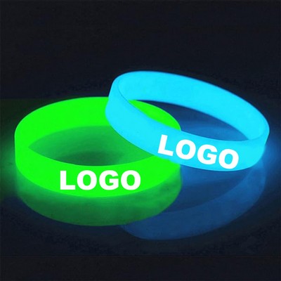 Custom Silicone Light Up Luminous Rubber Bracelet/Wristband