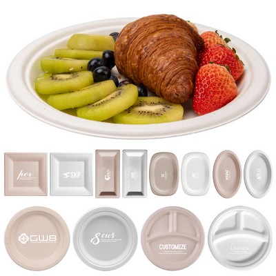 Disposable 9'' Round Paper Plate