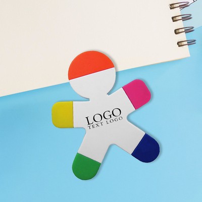 Human Shaped Five color Highlighter