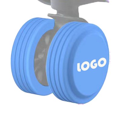 Noise-cancelling Silicone Trolley Case Caster Cover