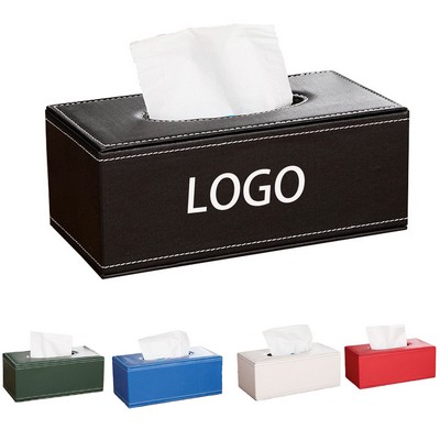 Leather Tissue Box Holder