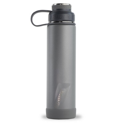 EcoVessel Boulder 24 Oz Trimax® Insulated Ss Water Bottle - Slate Gray