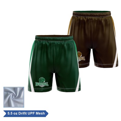Sublimation UPF Mesh Reversible Training Shorts - Unisex Kids