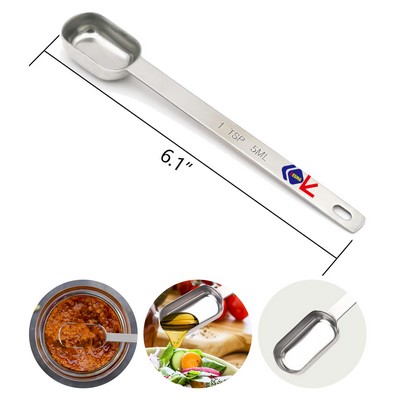 5ml Stainless Steel Long Handle Individual Teaspoons
