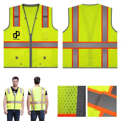 High Visibility Reflective Safety Vest
