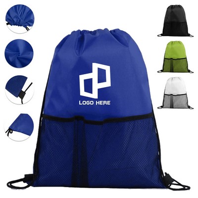 13.8X16.54 Inch Terylene Drawstring Backpack