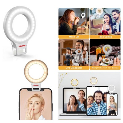 Promotek iBank® Rechargeable 60 LED Selfie Ring Light for Phone, Laptop
