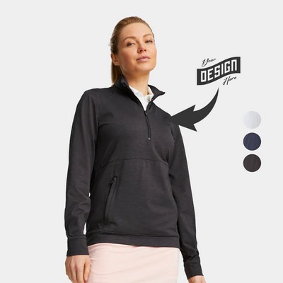 PUMA® CLOUDSPUN Rockaway UPF 40+ Women's Golf Quarter-Zip