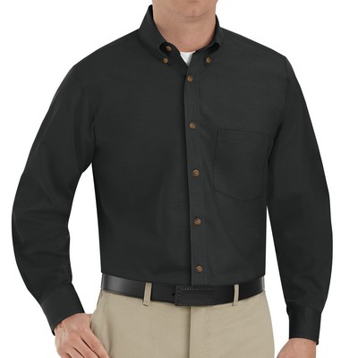 Red Kap® Men's Long Sleeve Poplin Dress Shirt