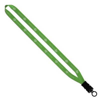 1/2" Dye-Sublimated Waffle Weave Lanyard