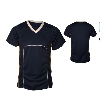 Youth Cool Mesh V-Neck Pullover Shirt w/ 2 Color Piping