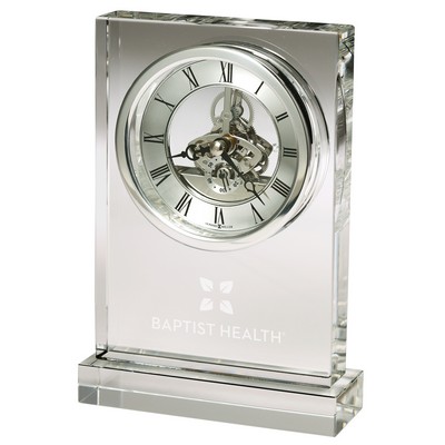 Brighton crystal tabletop clock