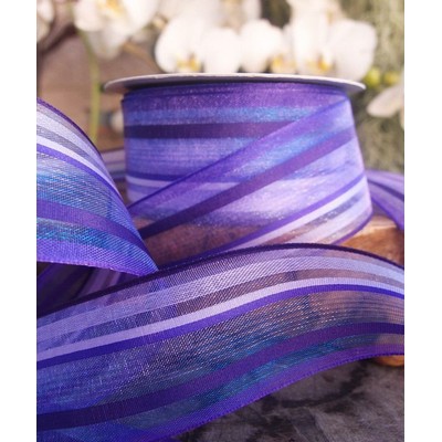 Sheer Multi Stripes Ribbon
