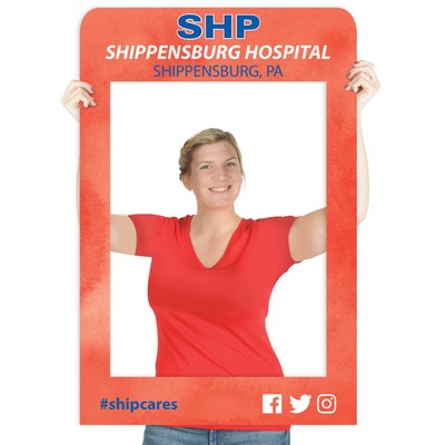 Selfie Frame 42" x 46" Corrugated Plastic