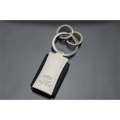 Mixed Leatherette Key Chain Rally