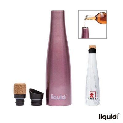 Liquid Fusion 25 oz. Vacuum Insulated Steel Wine Carafe / Bottle