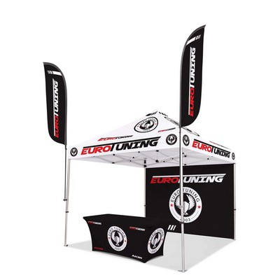 10ft x 10ft Custom Canopy Tent - Experience Silver Package