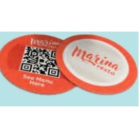 20 Point Round Styrene Coaster (4"x4")