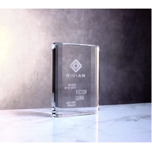 6½" Crystal Merit Award