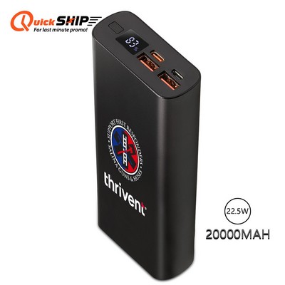 Hodges QuickCharge Power Bank 20000-20000mAh
