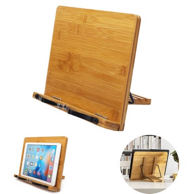 Adjustable Portable Bamboo Sturdy Lightweight Bookstand