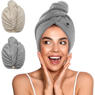 Microfiber Hair Towel Wrap Super Absorbent