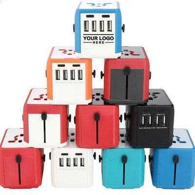 All in One Universal Travel Plug Adapter for Global Use
