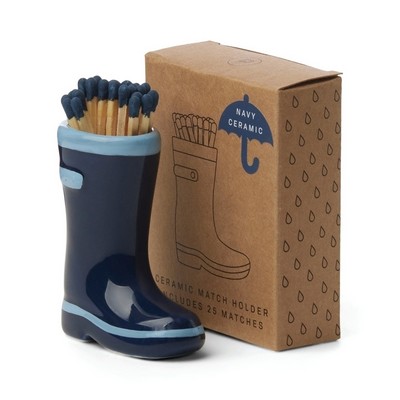 WELLINGTON RAIN BOOT MATCH HOLDER - DARK BLUE, INCLUDES 25 COUNT of DARK BL