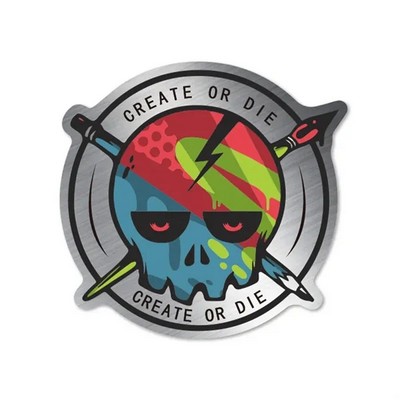 Brushed Aluminum Stickers