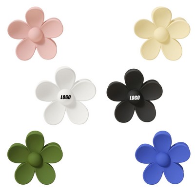 Flower Shape Plastic Hair Clips