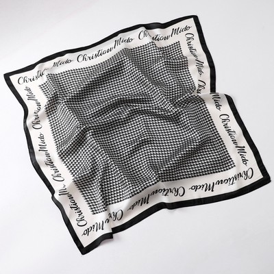 28" x 28" Stain Square Scarf Neck Scarves Kerchief Neckerchief Headband Handbags Wrap Scarf #2