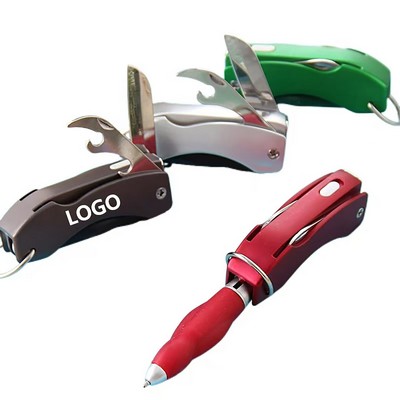 Multifunctional Folding Knife and Pen